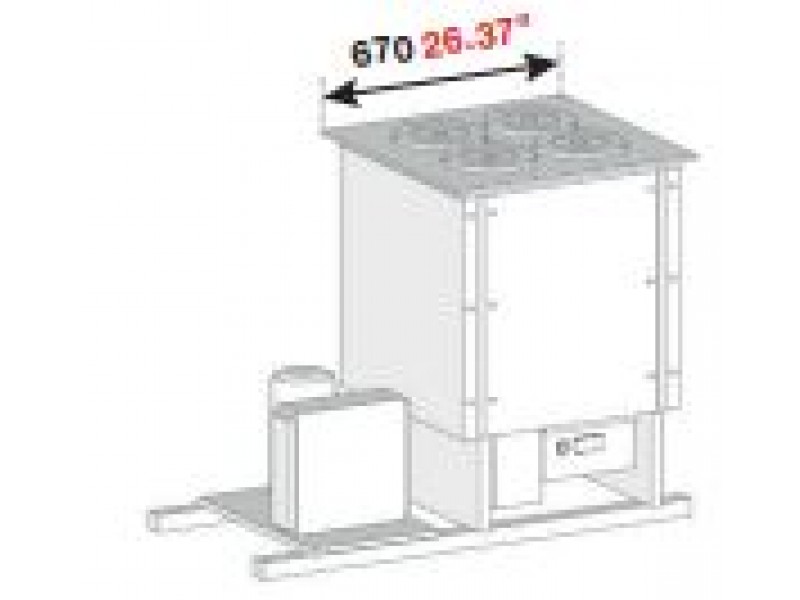 BANCO A POZZETTO GELATO VENTILATO VASCA CON RISERVA E PIANO INOX 4 FORI NEW ERA 