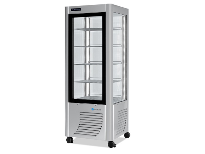 VETRINA PRALINERIA PER CIOCCOLATO RIPIANI RETTANGOLARI MOD PRAL 400 F LUCI A LED