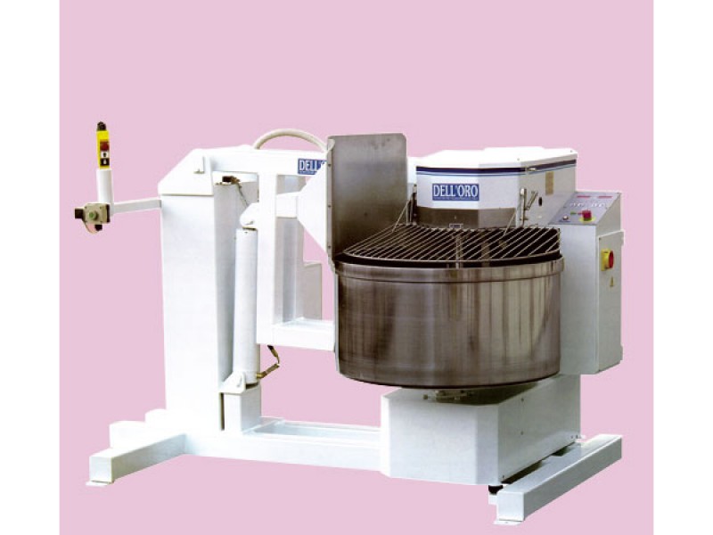 ROVESCIATORE PER IMPASTATRICI CON SCARICO H 180 CM F-291