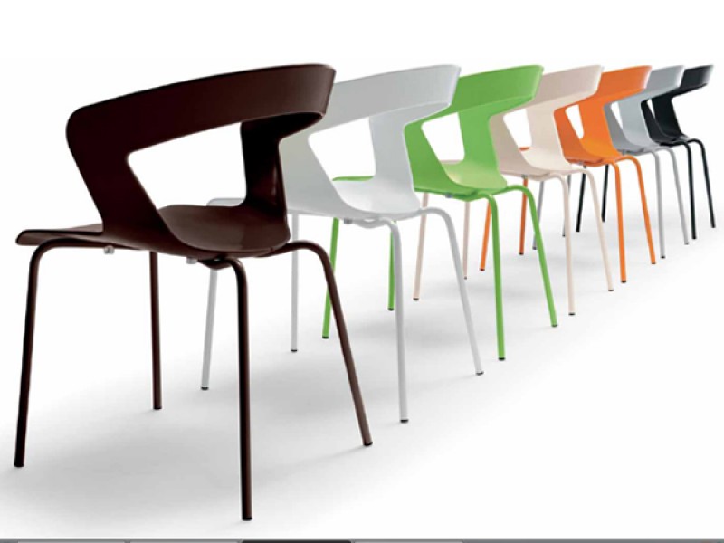 SEDIA MOD. IBIS PER INTERNO FUSTO CROMATO