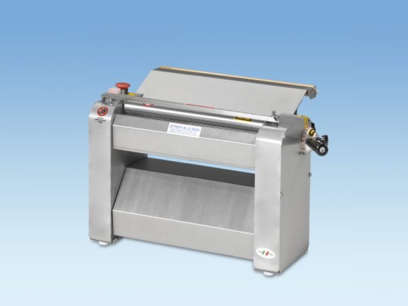 SFOGLIATRICE PER PASTA FRESCA E PIZZA SF400X TRIFASE RULLI INOX DA 40 CM 