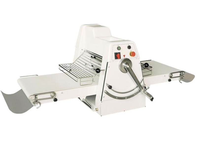 SFOGLIATRICE MANUALE PASTICCERIA DA BANCO CON PIANI DA 710 MM