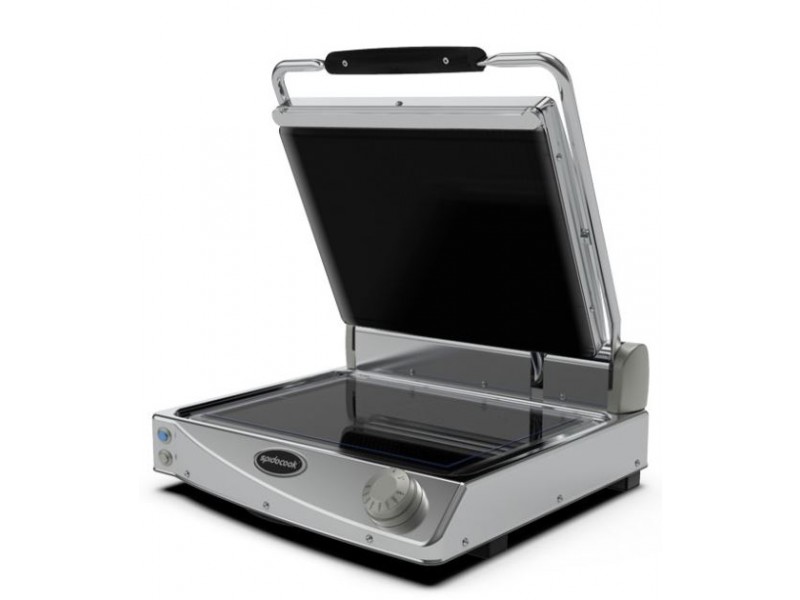 PIASTRA MEDIA CON CONTROLLO MANUALE CON PIANI LISCI NERI MOD. SP 015 P