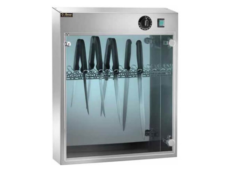 STERILIZZATORE PER COLTELLI A RAGGI UV PER 10 COLTELLI SUV10