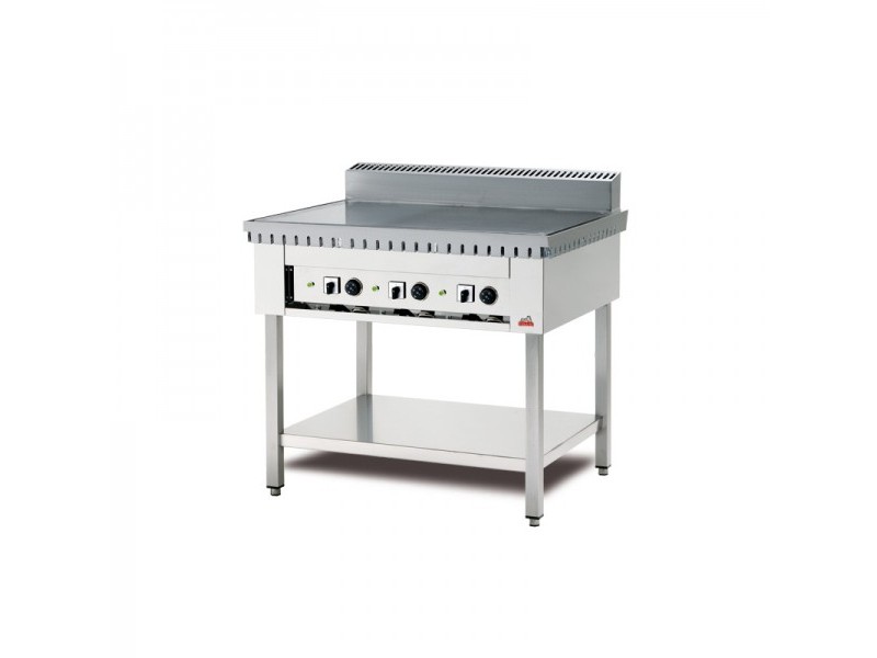 CUOCIPIADA ELETTRICO SU TRESPOLO mod C.PE8 CON PIANO IN FERRO