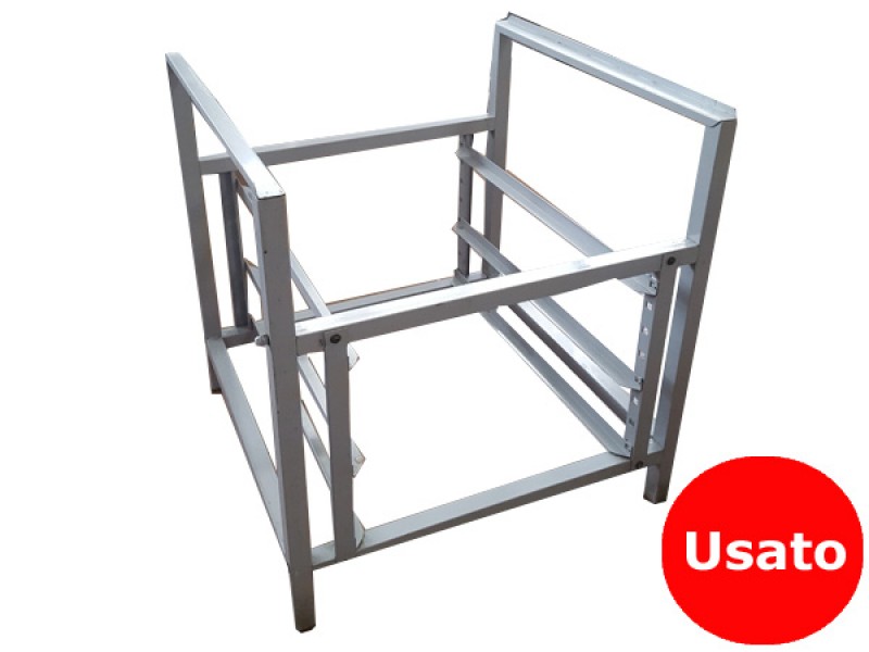 SUPPORTO FORNO PIZZA INOX H 96 USATO 