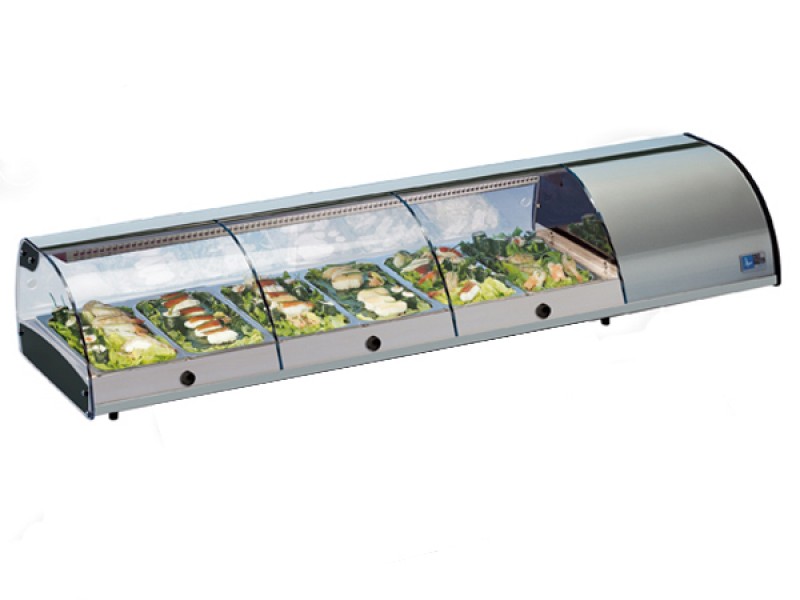 VETRINA REFRIGERATA PER TAPAS 10 PI SS