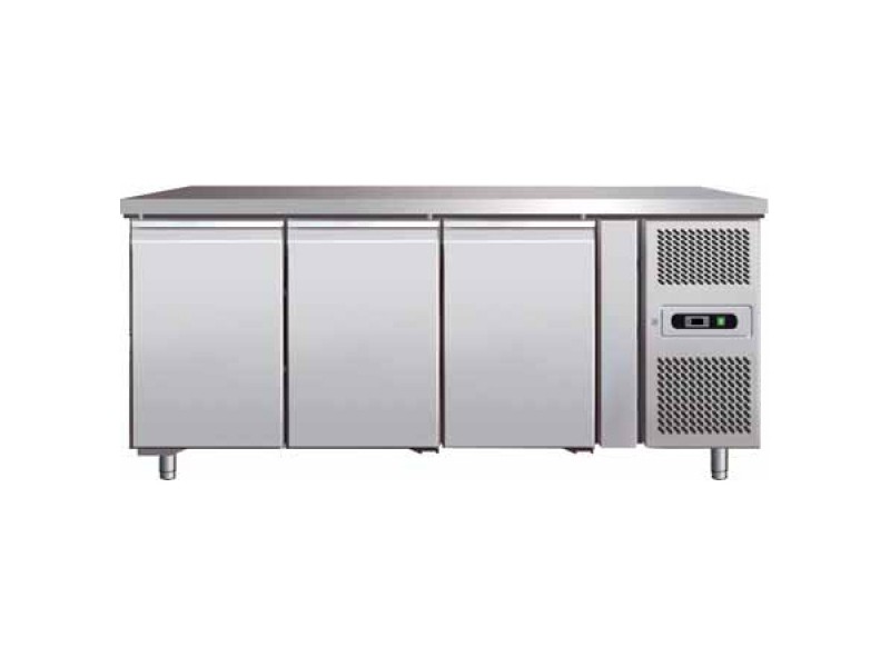 TAVOLO REFR. CONGELATORE -18°-22°C 3 PORTE GN1/1 PROFONDITA' 70CM G-GN3100BT