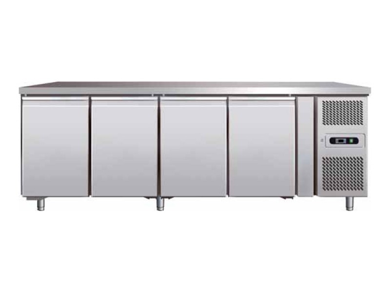 TAVOLO REFR. CONGELATORE -18°-22°C 4 PORTE GN1/1 PROFONDITA' 70CM G-GN4100BT