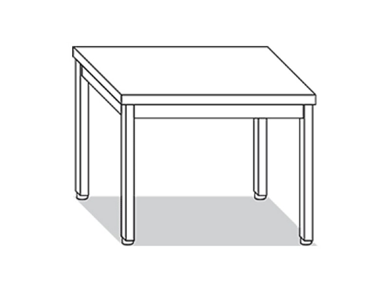 TAVOLO SU GAMBE L70XP60XH85 TVG6.7