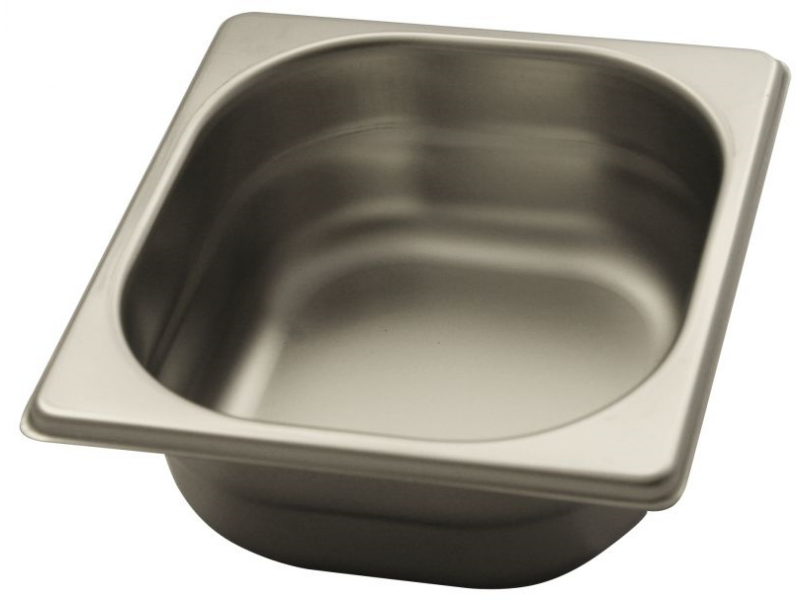 TEGLIA IN ACCIAIO INOX AISI 304 GN 1/6 H 15