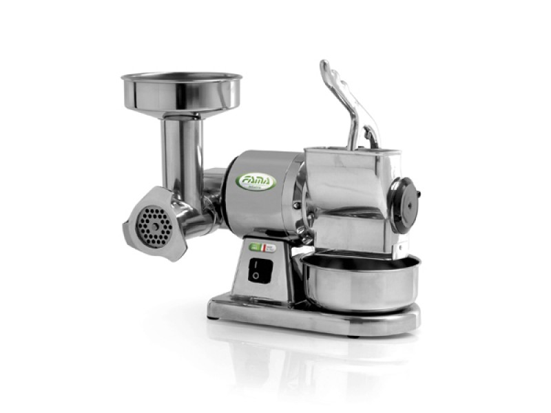 TRITACARNE E GRATTUGIA MOD TG 8 PRODUZIONE 15 KG CARNE 30 KG FORMAGGIO