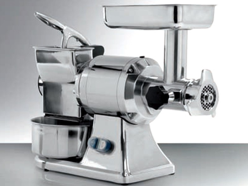 TRITACARNE E GRATTUGIA MOD TG 22 PRODUZIONE 300 KG CARNE 70 KG FORMAGGIO