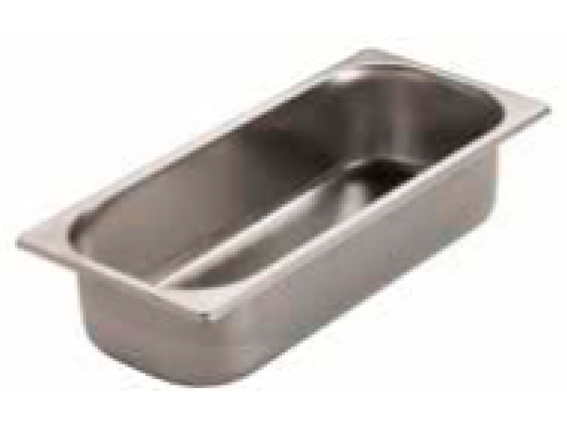 VASCHETTA PER GELATO IN ACCIAIO INOX AISI 304 MOD. VG 331612