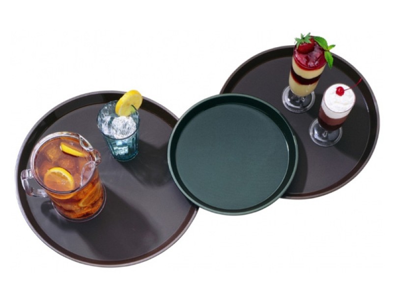 VASSOIO PROPILENE ANTISCIVOLO ROTONDO D.28 mod VPA150