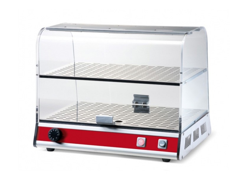 VETRINA BRIOCHES 2 PIANI CALDO Mod. VB2C