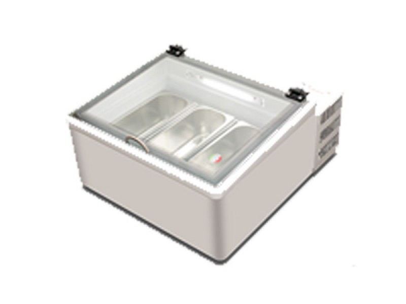 VETRINA GELATO DA BANCO MOD POP 60 -18°-25°C