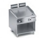 FRY TOP A GAS PIASTRA LISCIA VANO A GIORNO SERIE 90 SOLUTION K4GFLS10VV