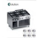 CUCINA 6 FUOCHI A GAS VANO A GIORNO SERIE 90 SOLUTION K4GCU15VVS