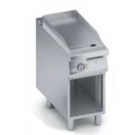 FRY TOP ELETTRICO PIASTRA LISCIA VANO A GIORNO SERIE 90 SOLUTION K4EFLS05VV