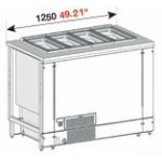 BANCO A POZZETTI GELATO VENTILATO MOD. PANORAMA DA 125 CM 8 CARAPINE CON RISERVA UC