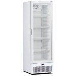 FRIGORIFERO VERTICALE BIANCO CON PORTA A VETRO SOFTLINE MOD. ARV 400 SC PV