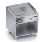 FRY TOP ELETTR PIASTRA 1/2 LISCIO 1/2 RIGATO VANO A GIORNO SERIE 90 SOLUTION K4EFRS10VV