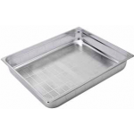BACINELLA FORATA IN ACCIAIO INOX AISI 304 GN 2/1 MOD. GNT 21100 H 10