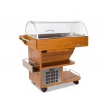 ESPOSITORE REFRIGERATO DA BUFFET MOD CARRELLO