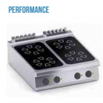 CUCINA A INDUZIONE 4 PIASTRE DA BANCO SERIE 90 PERFORMANCE K4ECIP10TT