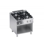 CUCINA 4 FUOCHI A GAS VANO A GIORNO SERIE 90 PERFORMANCE K4GCU10VVP