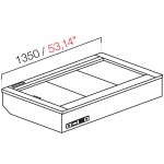 DROP IN DA INCASSO FREDDO VENTILATO S/VETRI S/PANNELLATURA L135XP82.2XH54.5 NUC