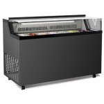 VETRINA PER GELATO MANTECATO, SU STECCO E PASTICCERIA MOD. FLAT 7