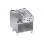 FRY TOP A GAS PIASTRA LISCIA RIBASSATO VANO A GIORNO SERIE 90 PERFORMANCE K4GFBP10VVL