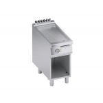 FRY TOP ELETTR PIASTRA RIGATA RIBASSATO VANO A GIORNO SERIE 90 PERFORMANCE K4EFBP05VVR