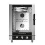 FORNO COMBINATO A VAPORE DIRETTO A GAS 10 TEGLIE GN 1/1 MOD. ICON ICGM101E CON COMANDI ELETTROMECCANICI