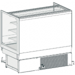 VETRINA MOD LILIUM GRAB&GO VAD H 1350 L 1430 3 MENSOLE REFRIGERATE SENZA PANNELLATURA UC