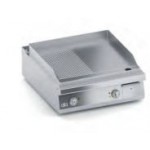 FRY TOP ELETTRICO PIASTRA 1/2 LISCIO 1/2 RIGATO DA BANCO SERIE 90 SOLUTION K4EFRS10TT