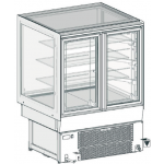 VETRINA MOD LILIUM FROZEN VAD H 1350 L 960 3 MENSOLE REFRIGERATE SENZA PANNELLATURA UC