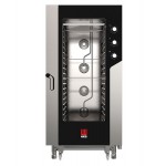 FORNO ELETTRICO COMBINATO CONVEZIONE VAPORE 20 TEGLIE 1/1 GN CON PANNELLO ELETTROMECCANICO mod. MKF 2011 S