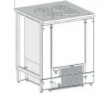 BANCO A POZZETTO GELATO VENTILATO SENZA RISERVA 4 FORI NEW ERA