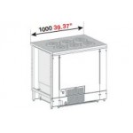 BANCO A POZZETTO GELATO VENTILATO CON RISERVA 6 FORI NEW ERA