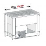 BANCO A POZZETTO GELATO VENTILATO SENZA RISERVA 8 FORI NEW ERA