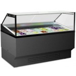 VETRINA VENTILATA PER GELATO MANTECATO, SU STECCO E PASTICCERIA MOD. RIMINI 16