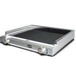 FRY TOP SINGOLO IN VETROCERAMICA CON PIANO LISCIO NERO MOD. SP 300