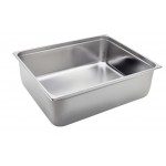 TEGLIA IN ACCIAIO INOX AISI 304 GN 2/1 H 4