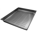 TEGLIA CON FONDO FORATO IN ACCIAIO INOX AISI 304 GN 2/1 MOD. GNF 2165 H 6,5