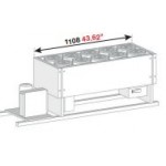 BANCO A POZZETTO GELATO VENTILATO VASCA SENZA RISERVA SENZA PIANO 10 FORI NEW ERA