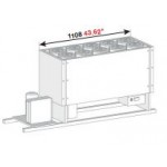 BANCO A POZZETTO GELATO VENTILATO VASCA CON RISERVA SENZA PIANO 10 FORI NEW ERA