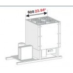 BANCO A POZZETTO GELATO VENTILATO VASCA CON RISERVA SENZA PIANO 4 FORI NEW ERA